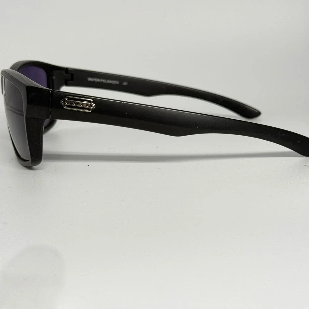 Suncloud Mayor Polarized Sunglasses Black‎ Frame Purple Lens JO